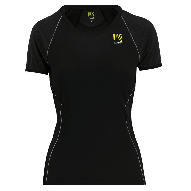 Damen T-Shirt Karpos Lavaredo W Jersey schwarz-weiss Damen T-Shirt Karpos Lavaredo W Jersey schwarz-weiss